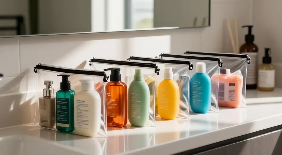 Top 5 Nécessaires de Viagem Pequenas e Transparentes 2026: Kits para Viagem das Melhores Marcas da Amazon