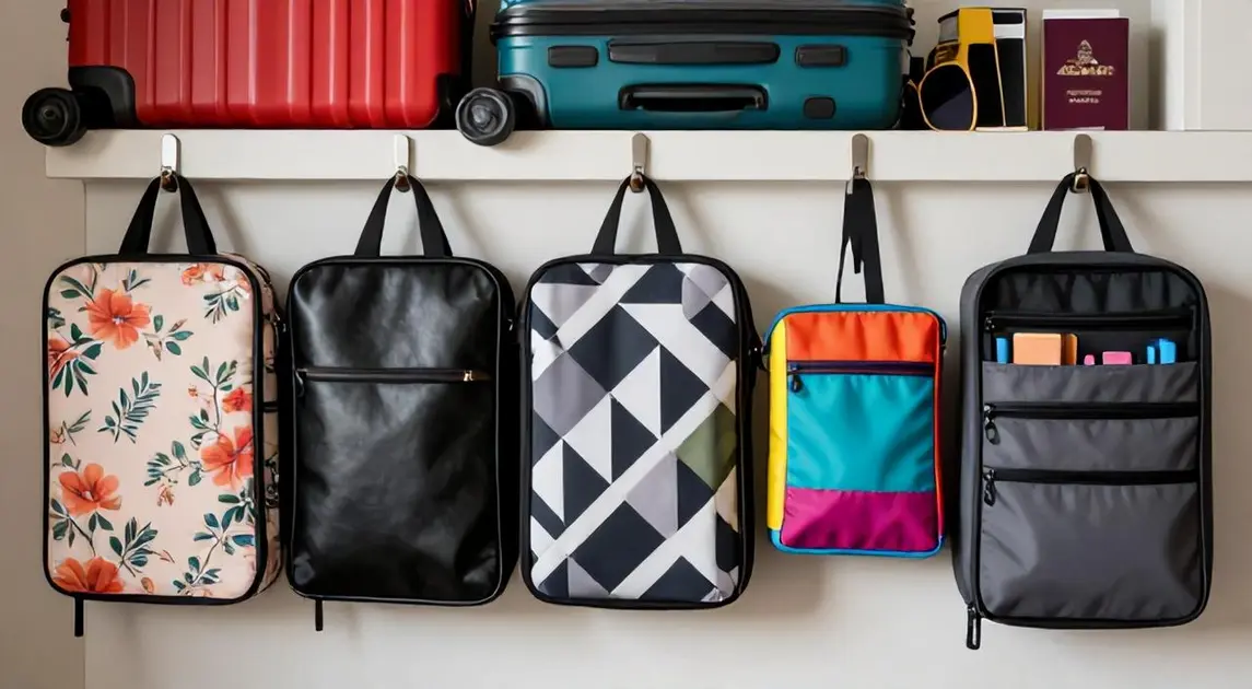 Top 5 Necessaires de Viagem com Cabide para 2026: Feminina, Masculina, Unissex e Compactas