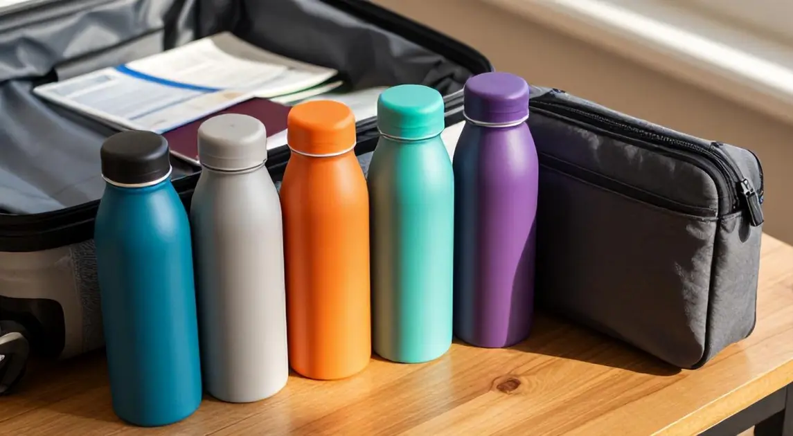 Necessaire Viagem Internacional: Top 5 Kits de Viagem 2026 da Amazon com Frascos de Silicone e Organizadores