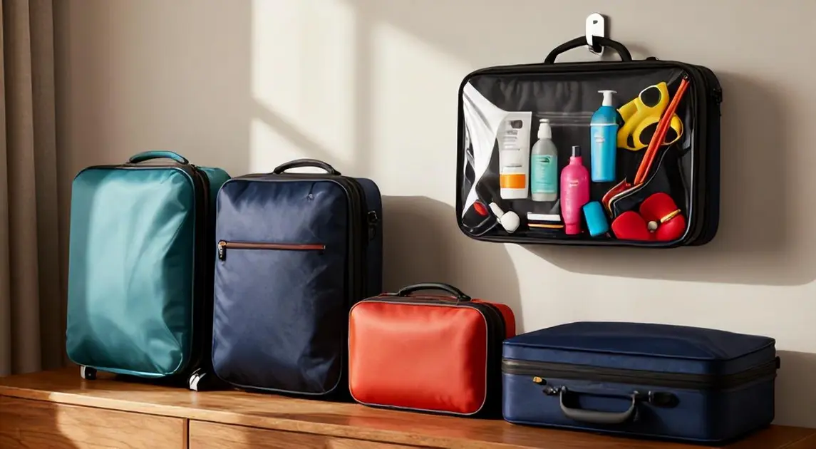 Top 5 Necessaires para Viagem Internacional com Gancho para Pendurar em 2026 — Life Simpli, Ricca e Mais