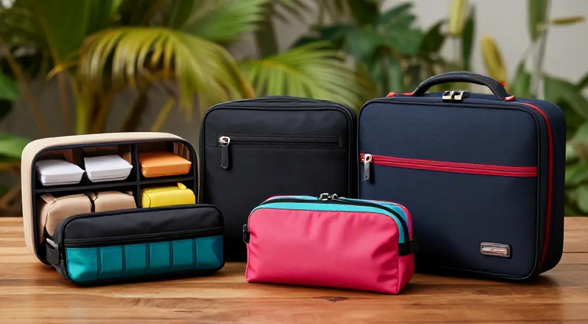 Top 5 Necessaires com Divisórias 2026: Ricca, Unissex, Masculina, Bolsa de Maquiagem e Estojo Escolar