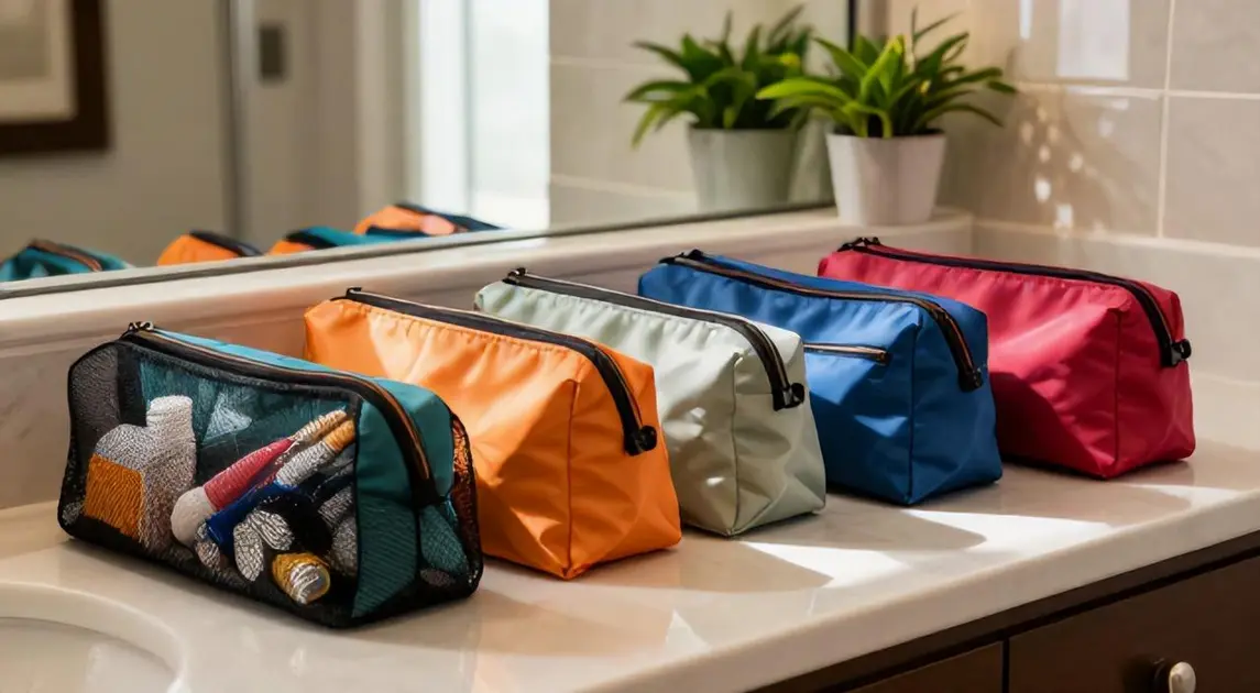 Top 5 Necessaires de Viagem Pequena para Banheiro de Hotel em 2026 – Organize-se com Estilo: Amazon, Mesh e Mais Marcas