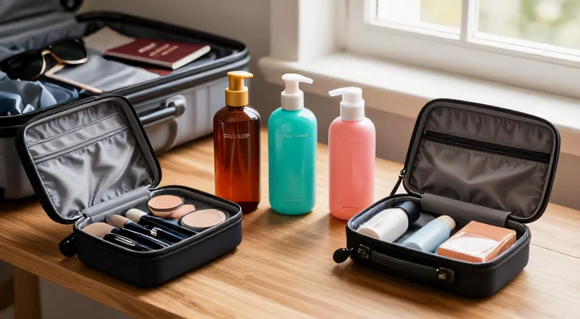 Melhores Kits Necessaire Premium 2026: Top 5 Frascos e Organizadores de Viagem Amazon para Levar Tudo com Praticidade
