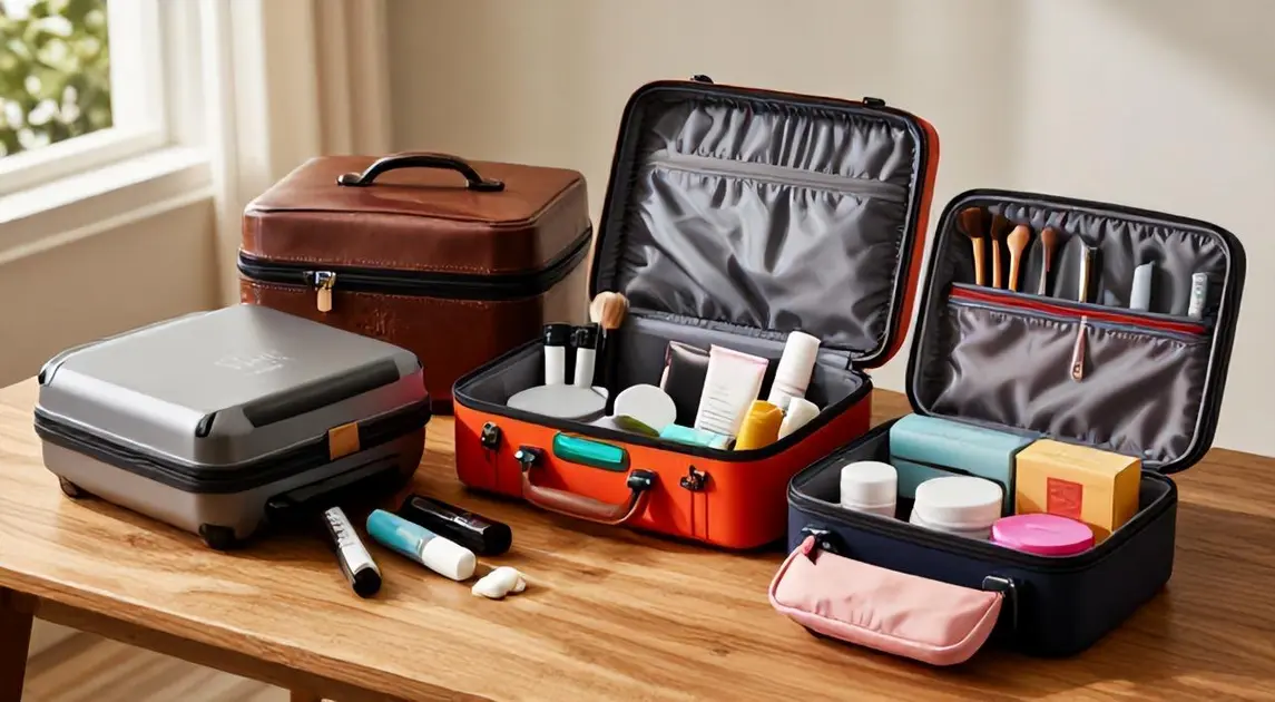 Top 5 Necessaires de Viagem Impermeáveis 2026: VANOVA, Wave Mach, Couro, Maquiagem Cabide e Feminina