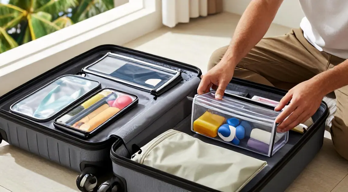 Top 5 Necessaires e Organizadores Impermeáveis para Viagem 2026: Unissex, Transparente, Masculina (Amazon – Soluções Premium)