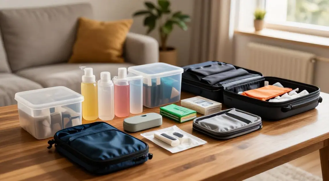 Top 5 Necessaires de Viagem Compactas 2026: Melhores Kits Frascos e Organizadores da Amazon