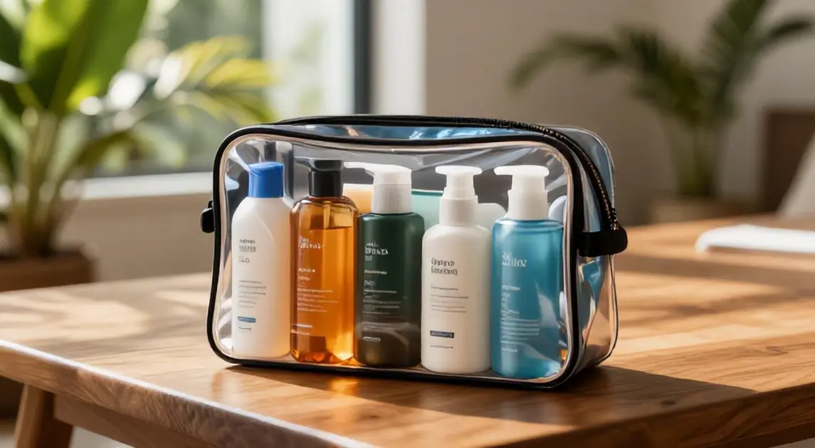 Necessaire Mala de Mão Transparente: Top 5 Kits para Viagem (2026) – Marcas com Mais Praticidade e Organização