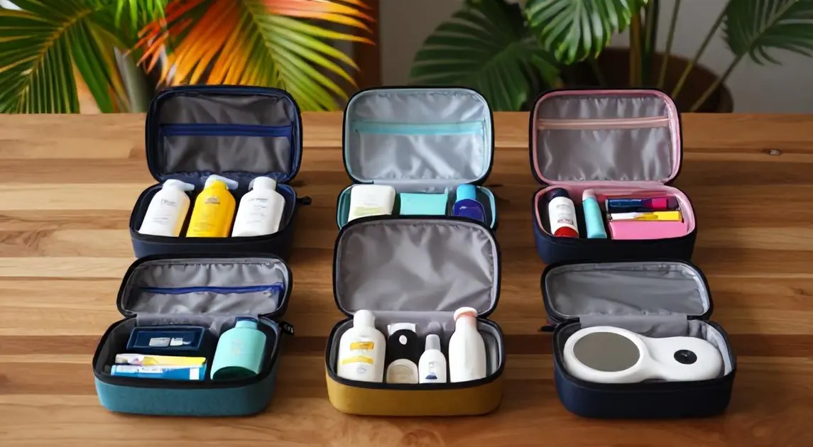 Top 5 Necessaires de Viagem das Marcas Mais Vendidas para 2026: Kits Compactos e Práticos para Pequena Viagem Internacional
