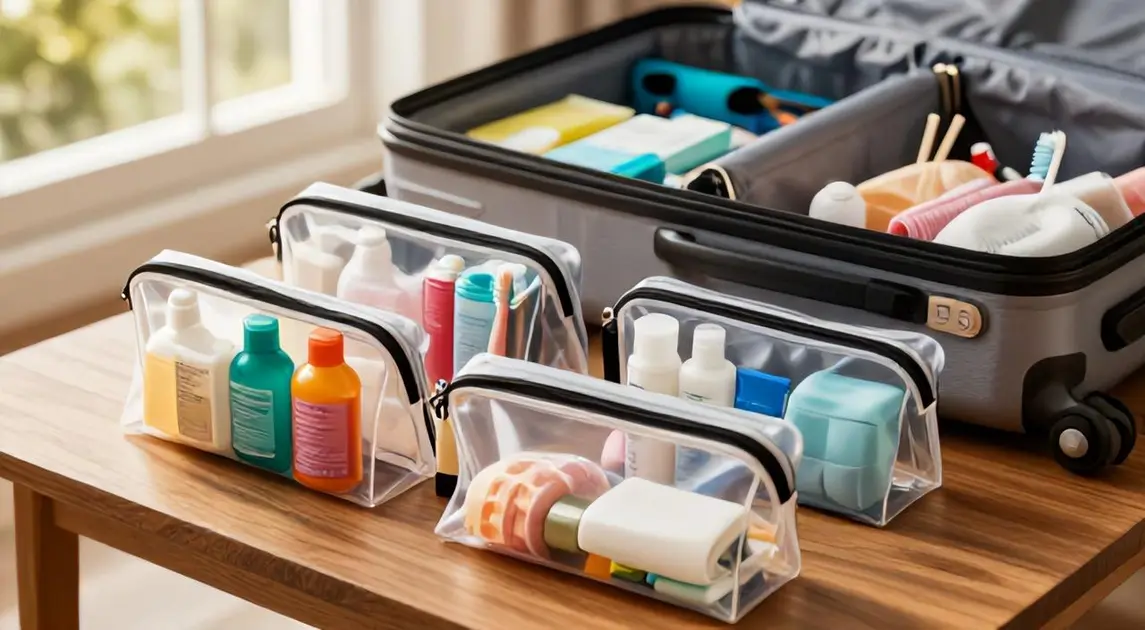 Top 5 Kits Necessaire Viagem Transparente para Mala de Mão 2026: Amazon, Washbag e Mais!