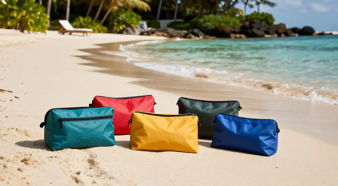 Top 5 Necessaires Praia e Piscina Impermeáveis 2026: Ricca, Washbag, PVC, Samsonite e UNY GIFT para Comprar Online