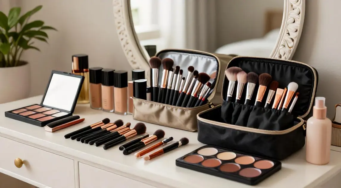Top 5 Necessaires de Pincéis de Maquiagem 2026: Travel Size, Profissionais & Mini – Melhores do Ano