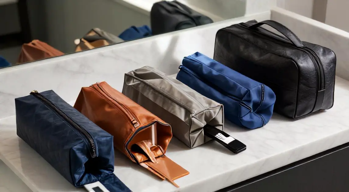 Top 5 Necessaires Masculinas com Divisórias (2026): Samsonite, Couro, Alternativas Unissex e Mais