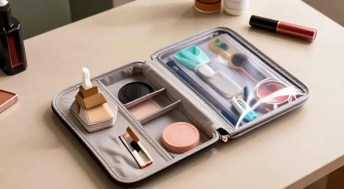 Top 5 Necessaires Femininas Compactas 2026: Cabide, Divisória, PVC Impermeável e Couro Sintético