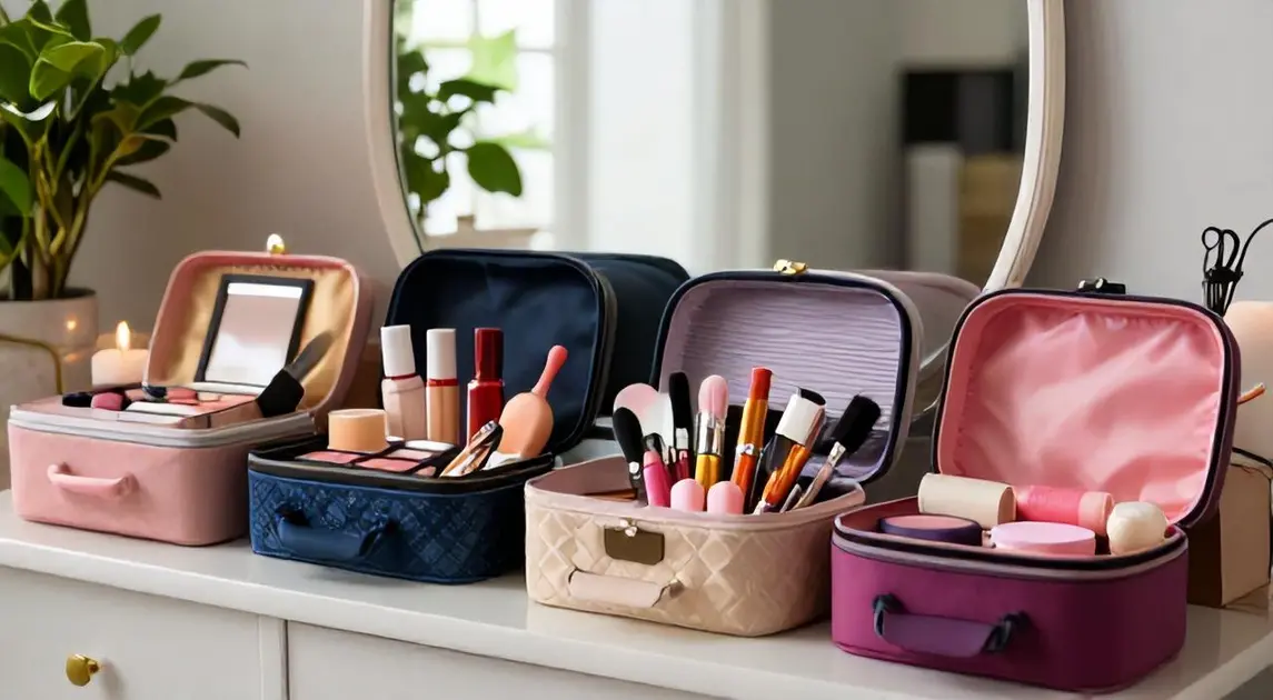 Top 5 Necessaires Femininas de Maquiagem 2026: Organize Sua Beleza com Bolsa Necessaire, Kit 3 Necessaires, Premium e Mais!