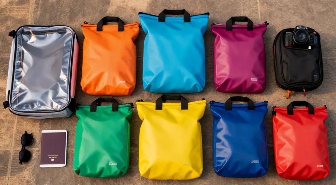 Top 5 Bolsas e Necessaires Impermeáveis para Viagem 2026: Amazon, Kit 7 Peças, 3 em 1 Transparente e Mais Marcas Selecionadas