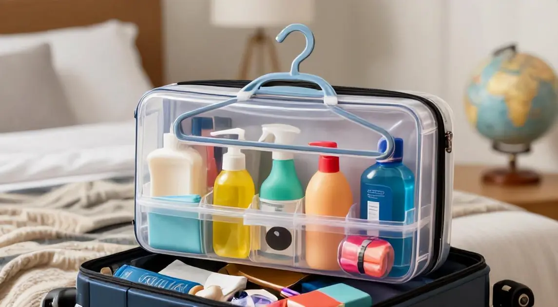 Top 5 Nécessaires Viagem Transparentes com Cabide 2026: Kit Necessaire, Kit Viagem, Divisórias e Mais