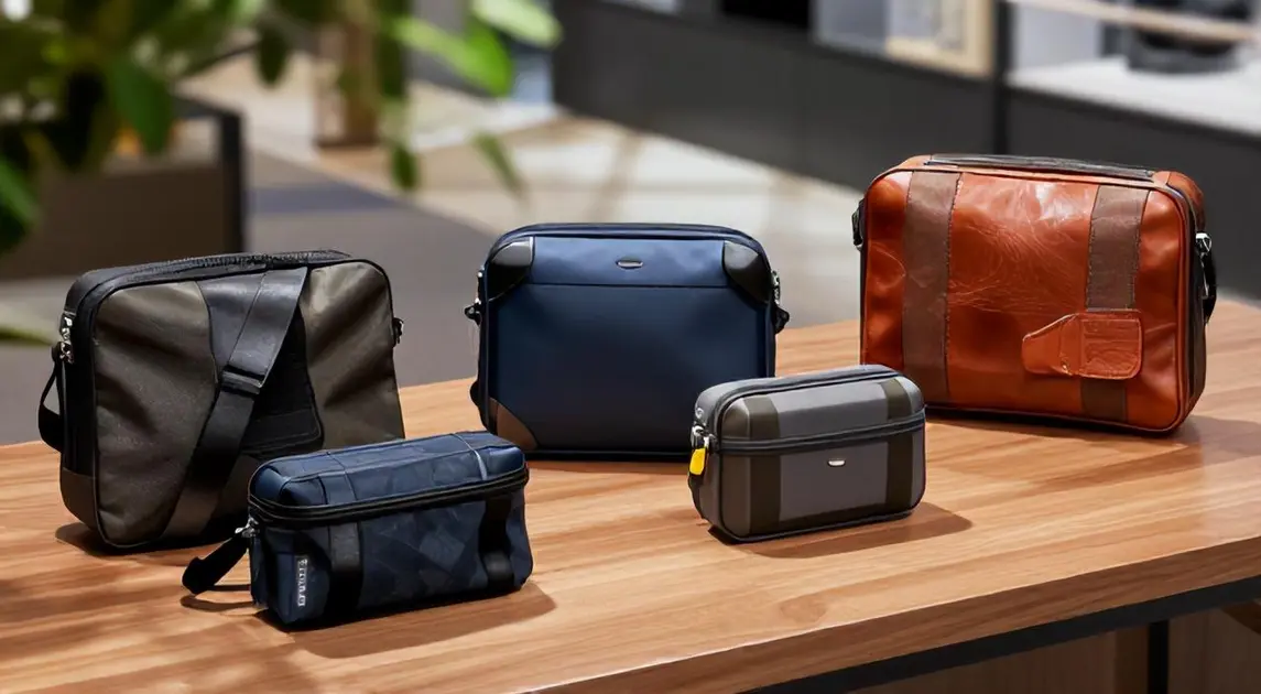 Top 5 Necessaires Masculinas com Alça em 2026: Samsonite, Shack, Couro e Mais — Veja os Melhores Modelos