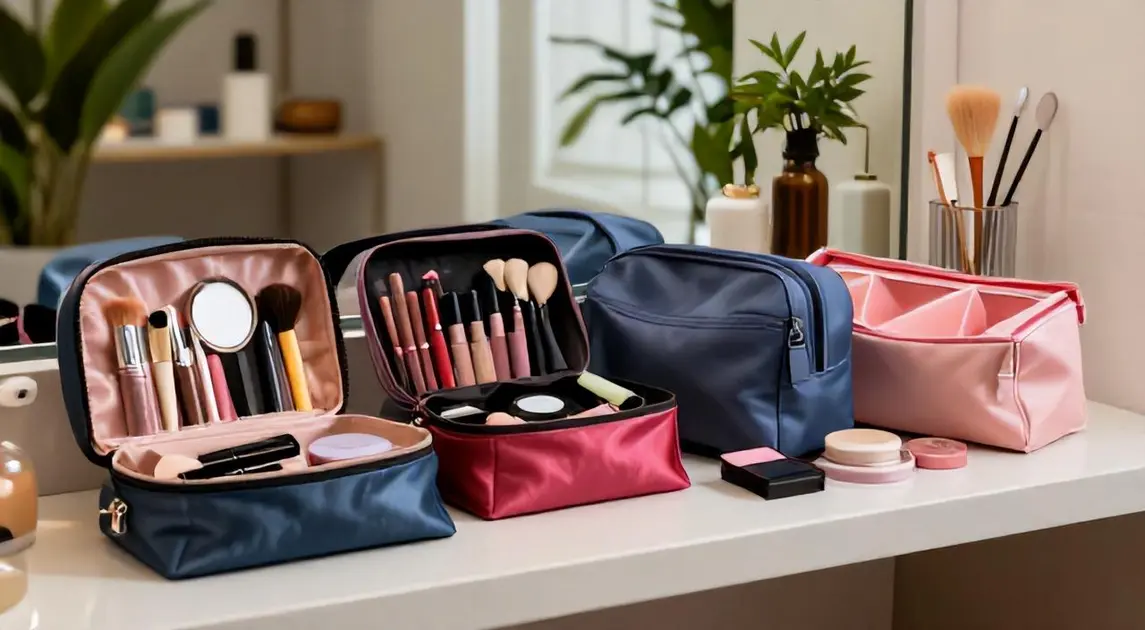 Necessaire Feminina com Divisórias: 5 Melhores Opções de 2026 (Samsonite, VANOVA, Maquiagem e Mais!)