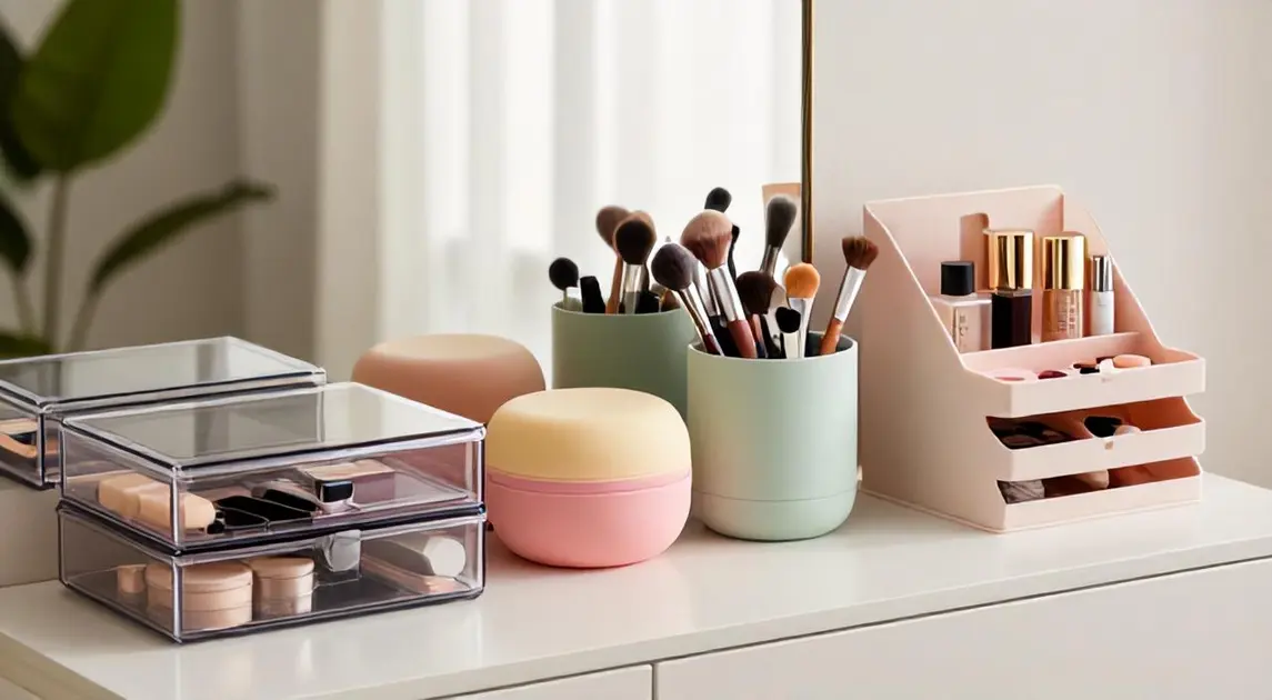 Top 5 Necessaires Porta Maquiagem e Cosméticos de 2026: Krazi, Transparente, Kit Silicone, Cabide e Divisória