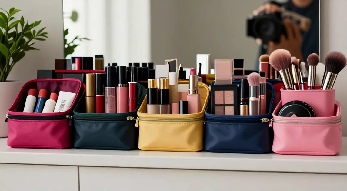 Top 5 Necessaires Maquiagem com Zipper 2026: Ricca, Océane e Mais – Melhores Organizadores do Ano